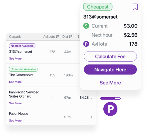 Check parking availability